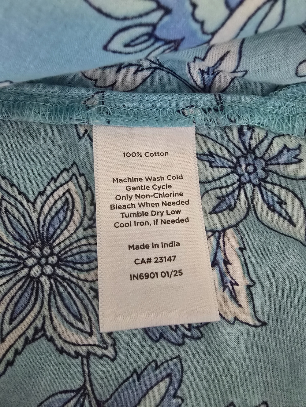 Talbots Modern Classic Shirt - Dancing Jacobean - Picture 6 of 6